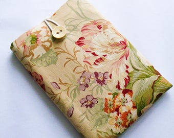 iPad Pro 11 inch Sleeve Floral iPad Air 11 inch Case Canvas Samsung Galaxy Tab Case Custom 10"-11" Tablet Sleeve - Shock Absorbent Padding