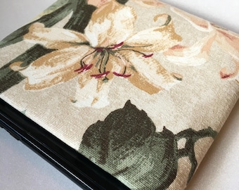 Kindle Case Lily Fabric Kindle Paperwhite Case 12th generation Girly Kindle Colorsoft Case 2024 Fire HD 8 Case -Shock Absorbent Foam Padding