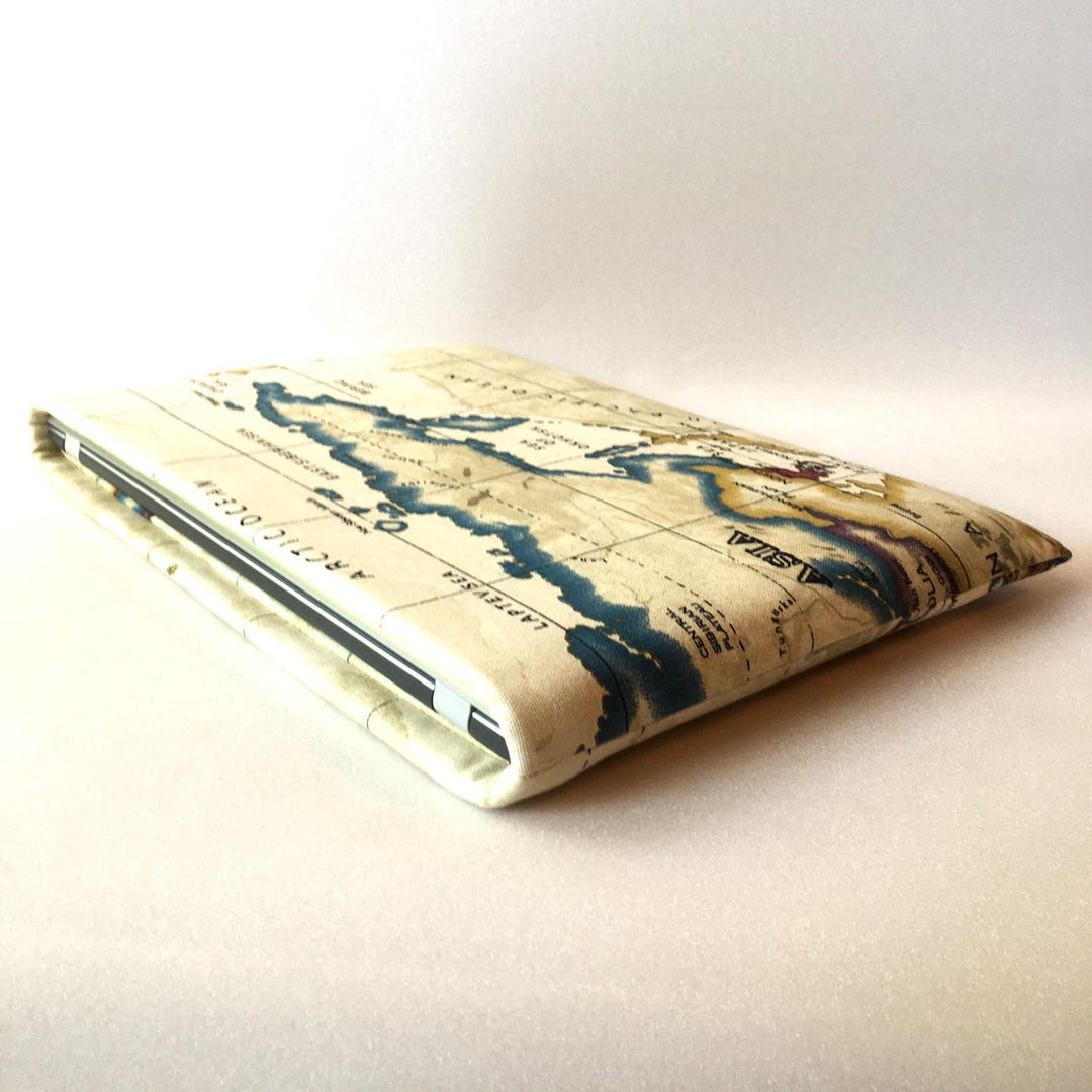 Dell XPS Inspiron Latitude Laptop Sleeve World Map MacBook Pro 13 Inch ...