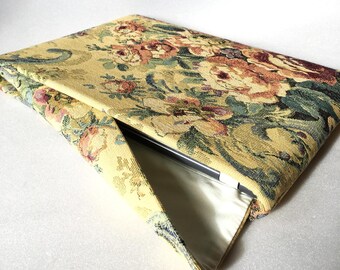 MacBook Pro 16 cali M4 Pro/Max M3 M2 M1 Etui Tapestry 16-17,3 cala Etui na laptopa Flowers 16 cali Laptop Amortyzująca wstrząsy wyściełana obudowa z klapką