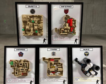 Counter-Strike Frame Mirage Dust Nuke Inferno Train CS2 CS:GO CS