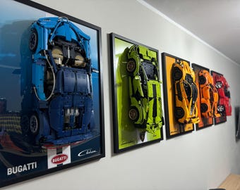 Frames voor LEGO Technic-supercars, Porsche, Ferrari en Bugatti
