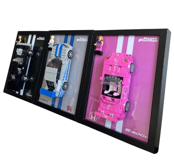 Frames for Lego Speed Champions Nissan Skyline Honda S2000 Dodge