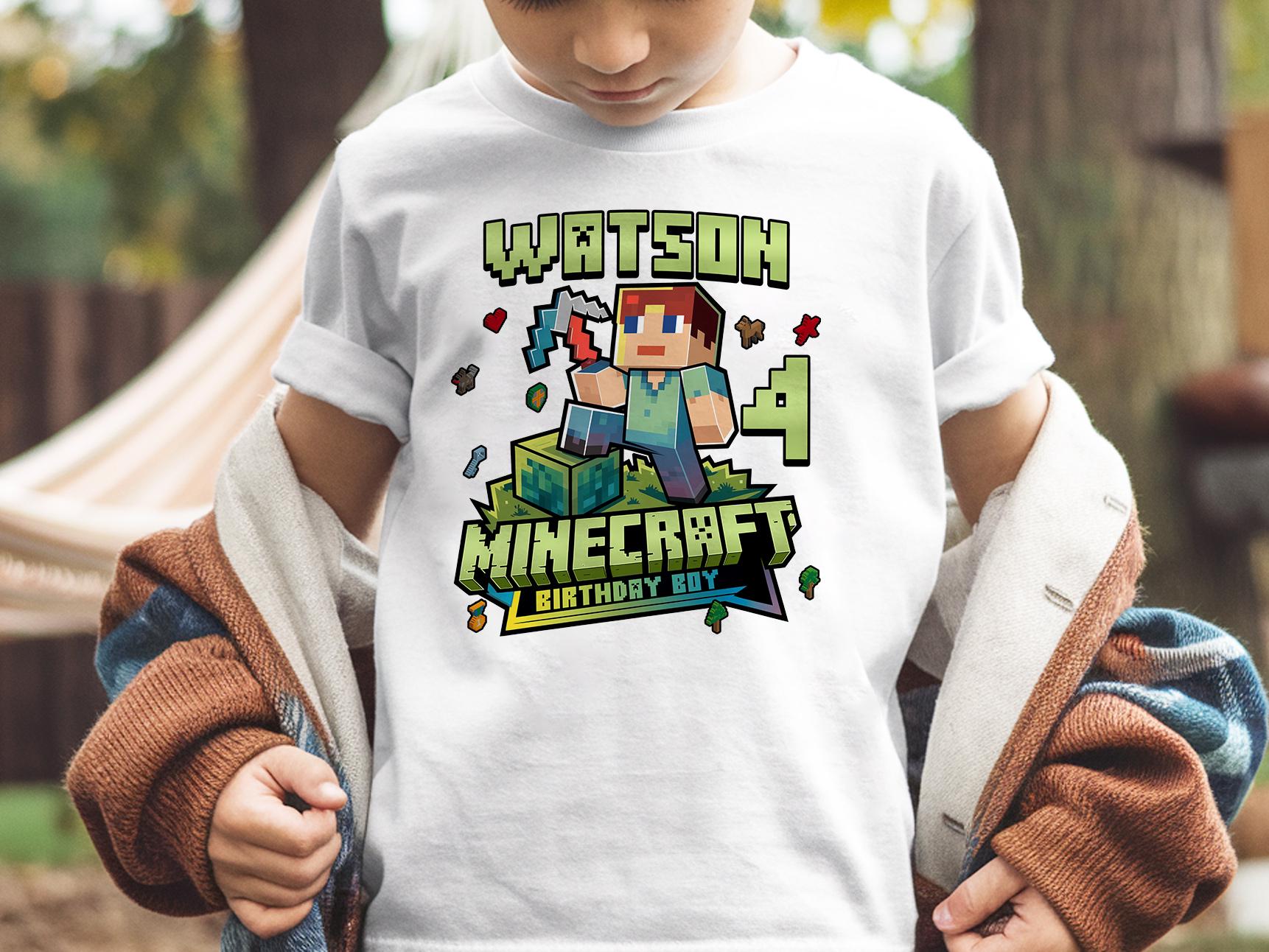 Custom Minecraft Family Shirts