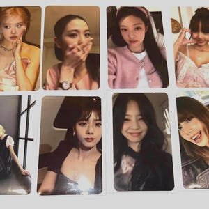BLACKPINK Black and Pink Photocards