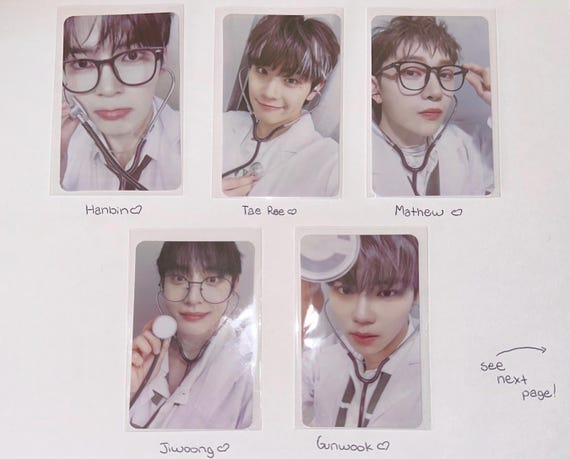 ZEROBASEONE Doctor Doctor PHOTOCARDS - Etsy