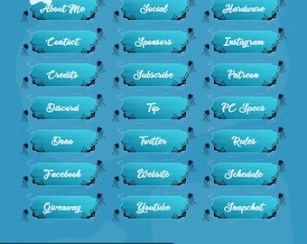 Seafoam Secrets Stream Panels: Soft Blue Underwater for Twitch, and OBS/Streamlabs