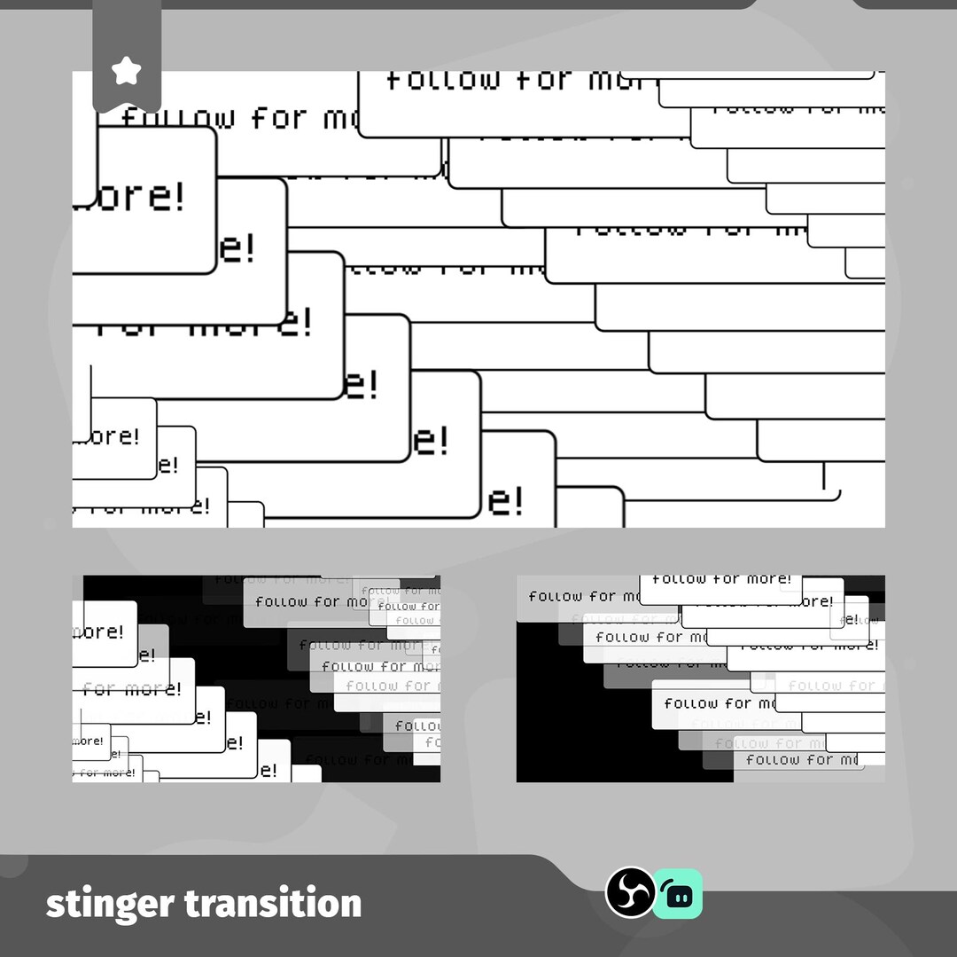 Retro Pixel Stinger Transition | Computer Window Animated Pack | Twitch ...
