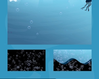Seafoam Secrets Stinger Transition: Soft Blue Underwater for Twitch, and OBS/Streamlabs