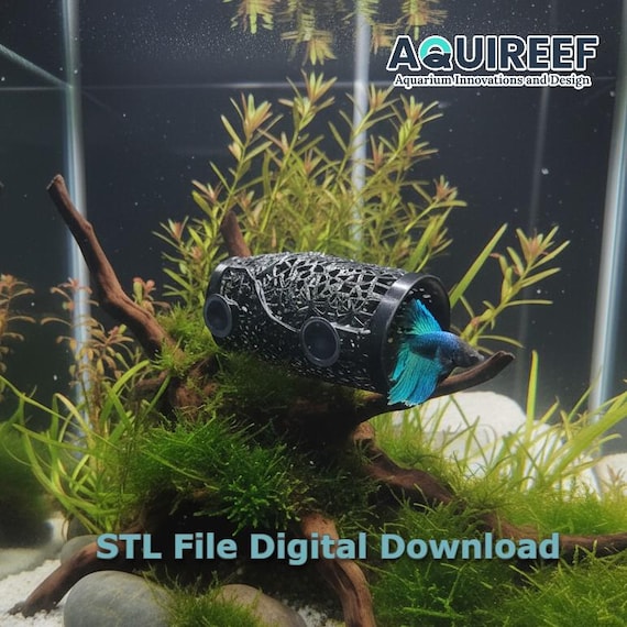 diy betta fish tank accessories Betta Fish Hide Cave, 3D Printable Voronoi Aquarium Hideout, DIY Betta  Tunnel & Shelter, Shrimp Cave, Fish Tank Decoration | STL File