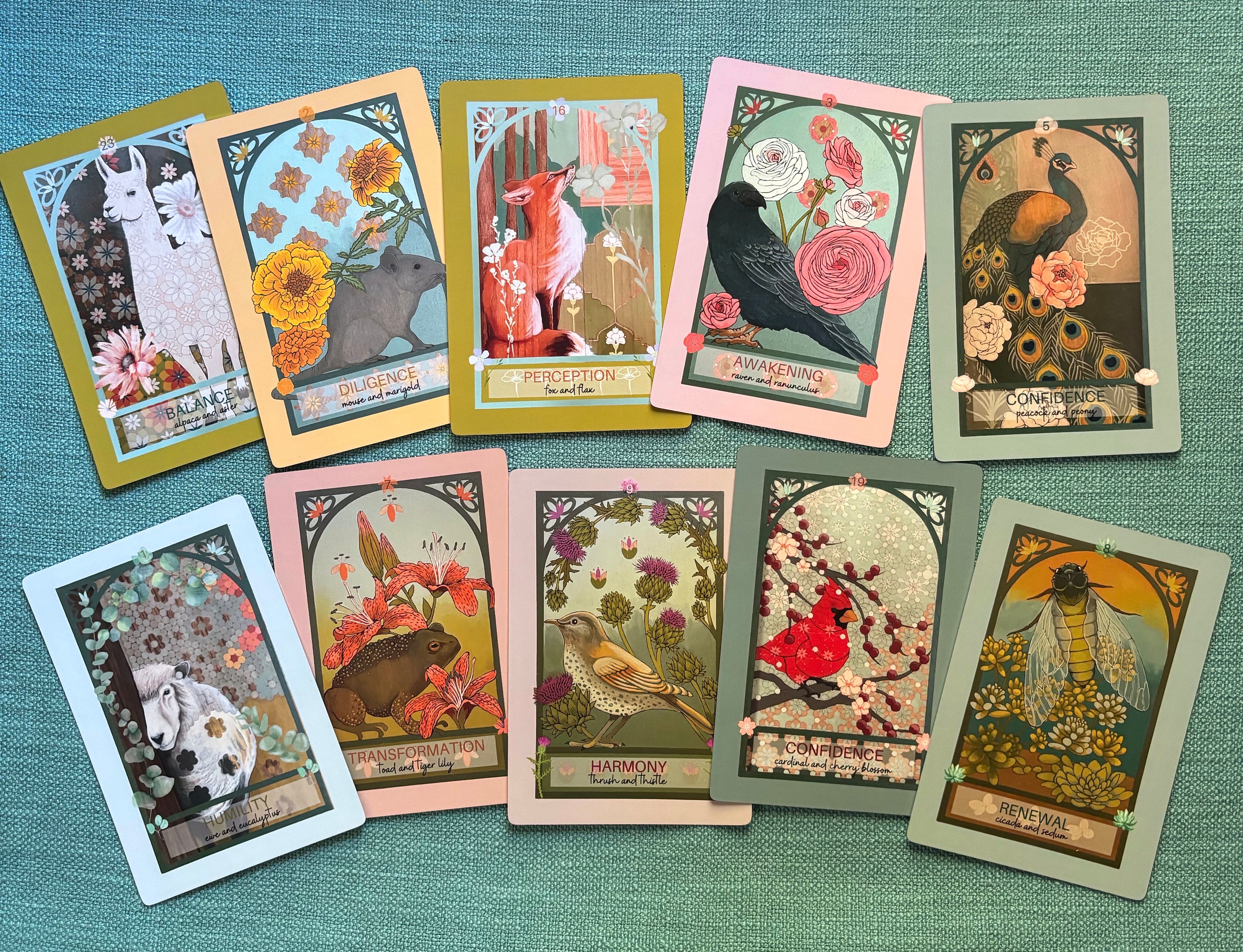Oracle Card Spring Seeds Rabbit Souls Seeking Seed Oracle Deck - Etsy