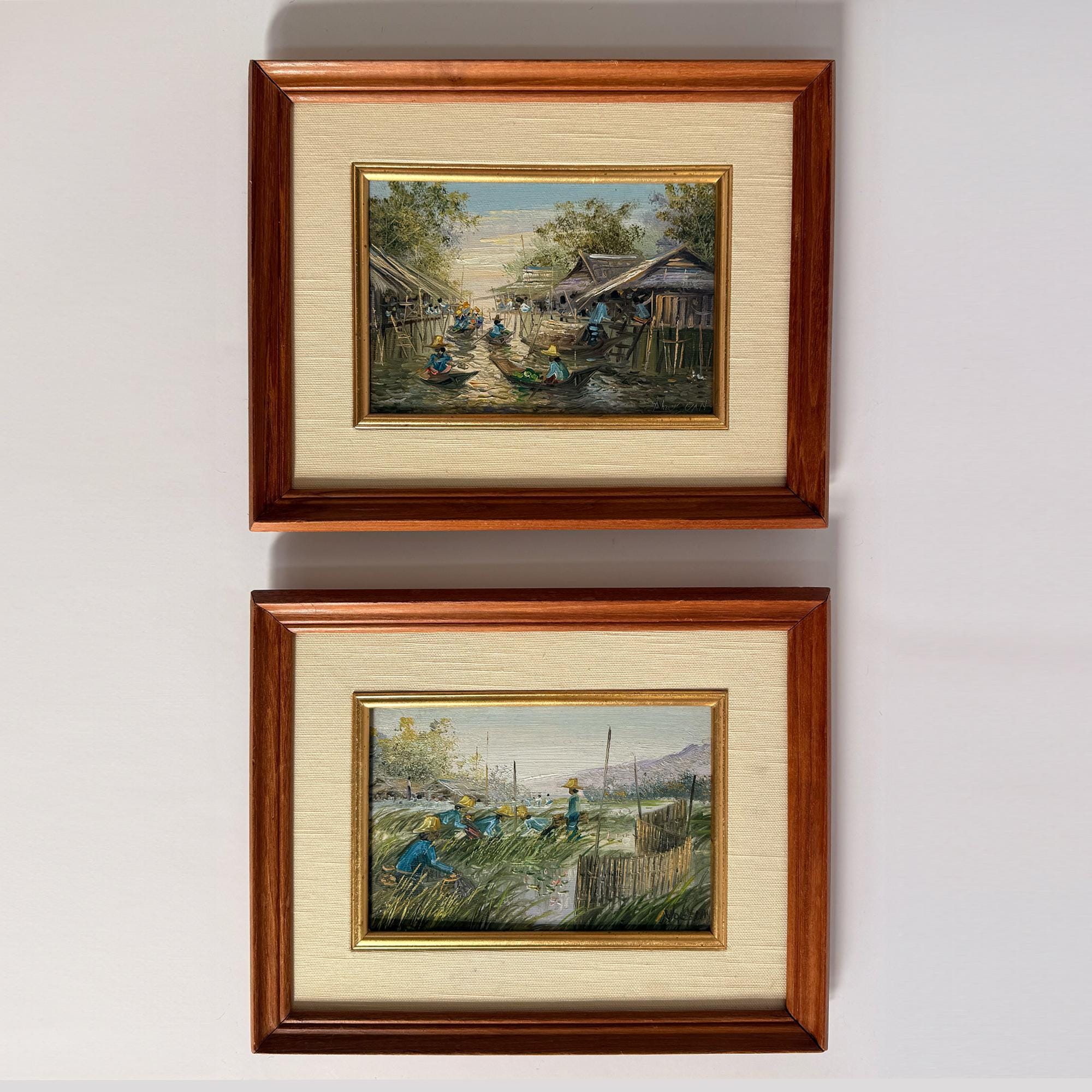 Cambodian oil painting - Etsy 日本