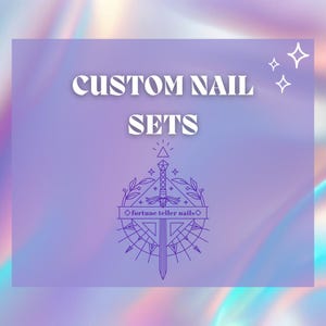 CUSTOM Press On Nail Set | Luxury Custom Nails | Press on Nail Designs | Fake Nail Design
