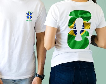 Brazil National World Cup 2026 T-shirt | FIFA Logo Supporter Tee