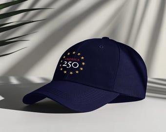 America 250 Stars Hat | 250th Independence Day Anniversary Presidential Cap