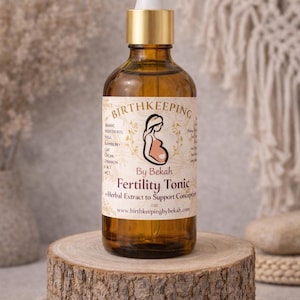Organic Fertility Tonic, Herbal Cycle Support, TTC Self Care