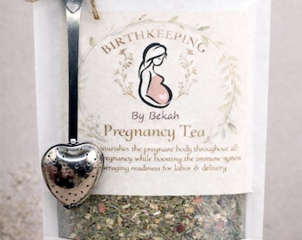 Herbata ciążowa | Herbata ziołowa dla przyszłych mam | Mieszanka herbat prenatalnych | Organiczne wsparcie w ciąży | Prezent na baby shower