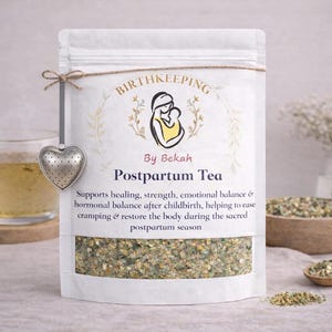 Postpartum Herbal Tea | New Mom Recovery Tea | After Birth Support | Fourth Trimester Tea | Pregnancy Gift
