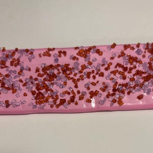 4 bars- Cherry Taffy with Sprinkles-4 bars