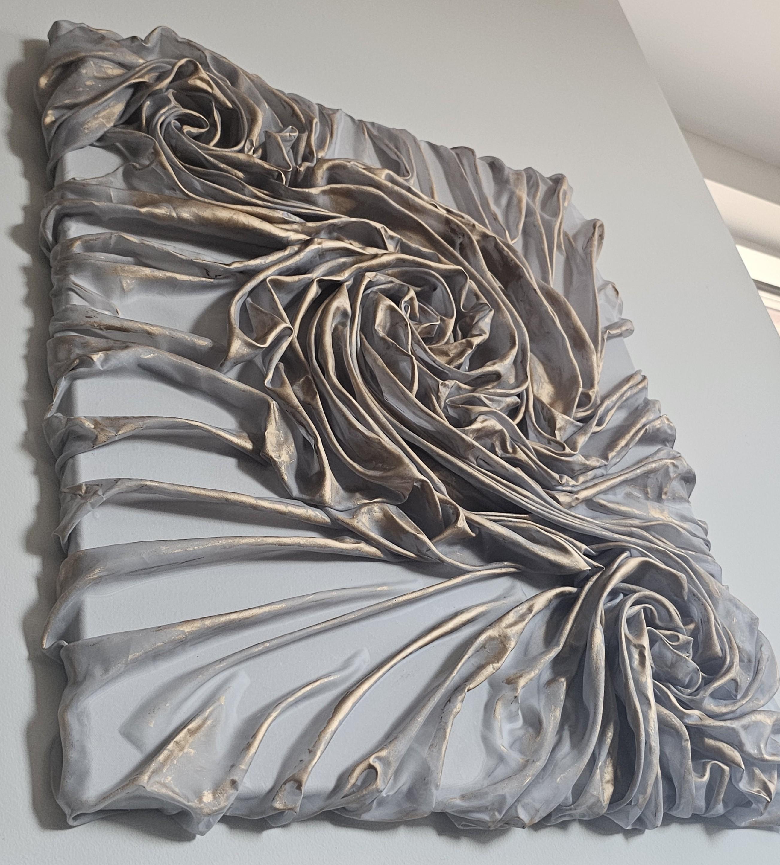 A closer look at Textured Embroidered Wall Art Fabrics