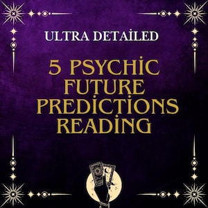未来予測リーディング、5つのサイキックによる直感的ガイダンス、透視的洞察、同時配信