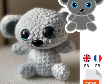 Koala Crochet Pattern PDF Easy DIY Amigurumi