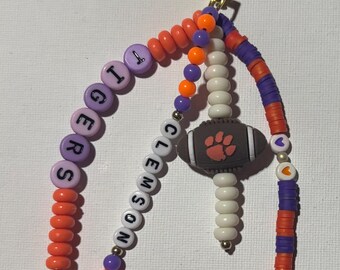 Clemson Bag Charm