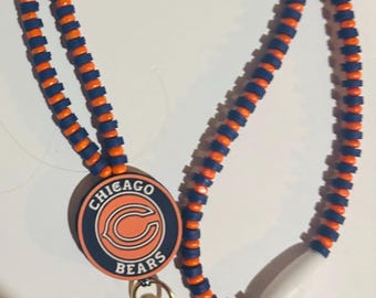 Chicago bears lanyard/badge reel