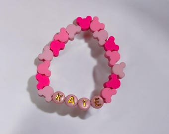 Pulsera personalizada de Mickey Mouse, regalo de anuncio de Disney