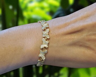 Brilliant Butterfly Bracelet