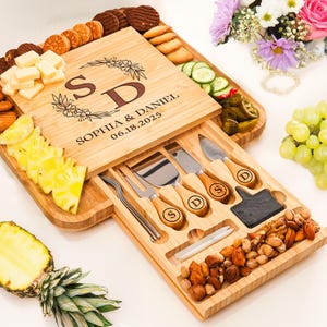 Charcuterie Board Personalized Hostess Gift Rustic Cutting Board Cheese board Farmhouse Decor Rustic Cutting Board Antique Decor