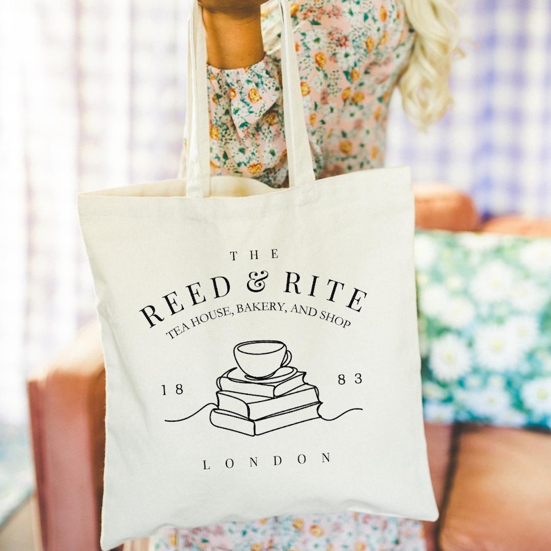 The Reed And Rite Book Inspired London Shop Tote Bag - Etsy