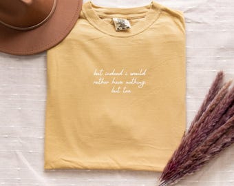 Embroidered Mansfield Park Quote Shirt