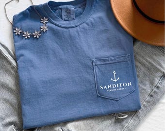 Sanditon Seaside Resort Pocket Shirt Jane Austen