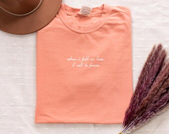 Embroidered Sense and Sensibility Quote Shirt Jane Austen