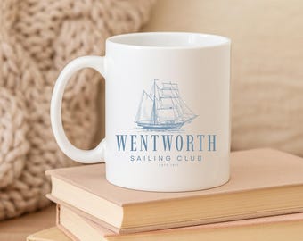 Wentworth Sailing Club Mug Persuasion Jane Austen Gift