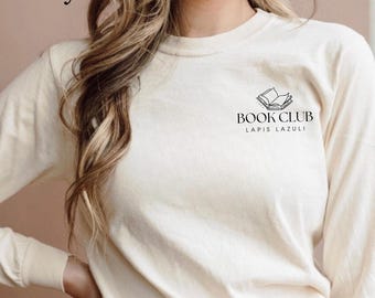 Simple Book Club Shirt Book Fandom