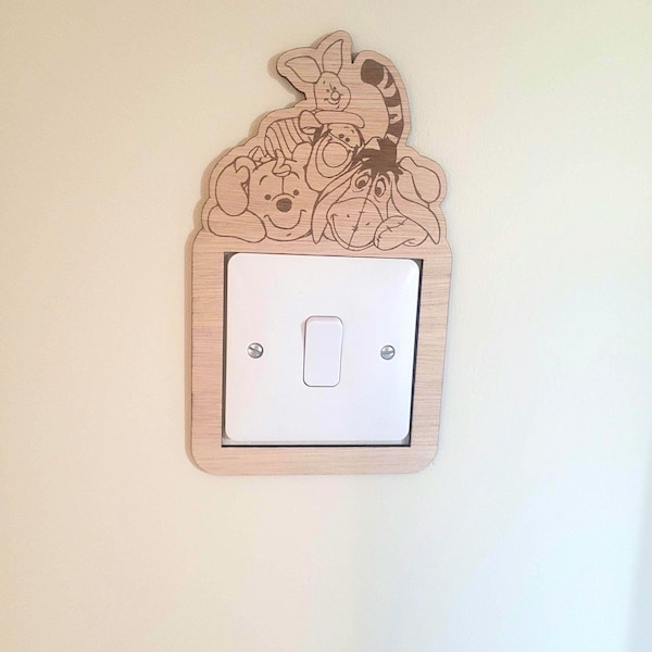 Marco del interruptor de luz de Winnie Pooh