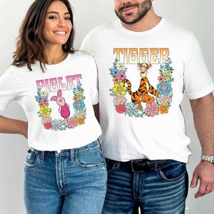 Pooh Characters T-shirt, Cartoon Shirt, Disneyworld Shirt, Winnie Shirt, Tigger Shirt, Piglet Shirt, Eeyore Shirt, Disney Squad Shirts