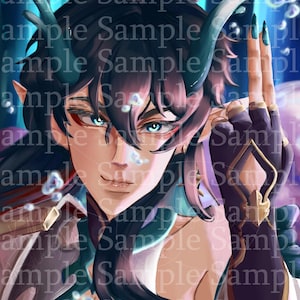 Dan Heng Imbibitor Lunae Original Art Print