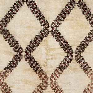 Diamond Delight vintage Ait Segrouchene Master weaver pile rug image 3