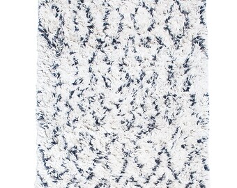 All Cotton Handmade Bath rug -diamonds