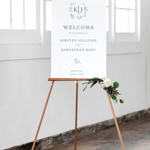 Wedding or Event Welcome Sign, 24 X 36 or 18 X 24, Large Wedding Sign ...