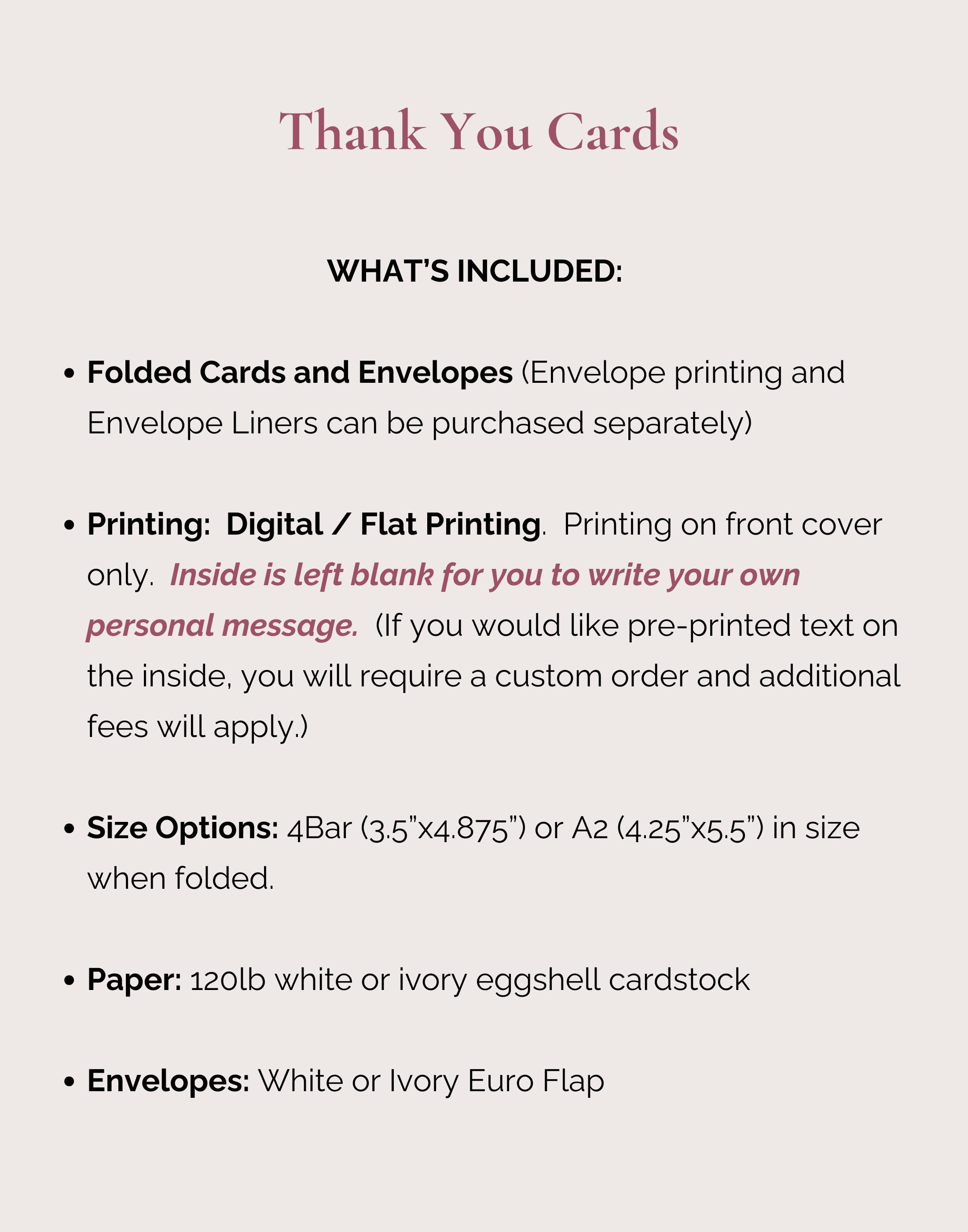 Barn Thank You Note Card, Rustic Thank You Card With Envelope, Farm ...