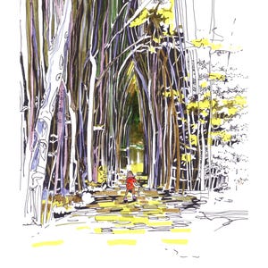 Carte postale A5, illustration de Gosia Zmysłowska