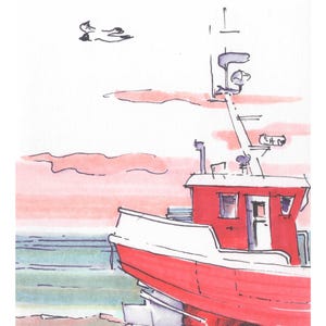 Set di cartoline A6, 'Estate', illustrazioni di Gosia Zmyslowska