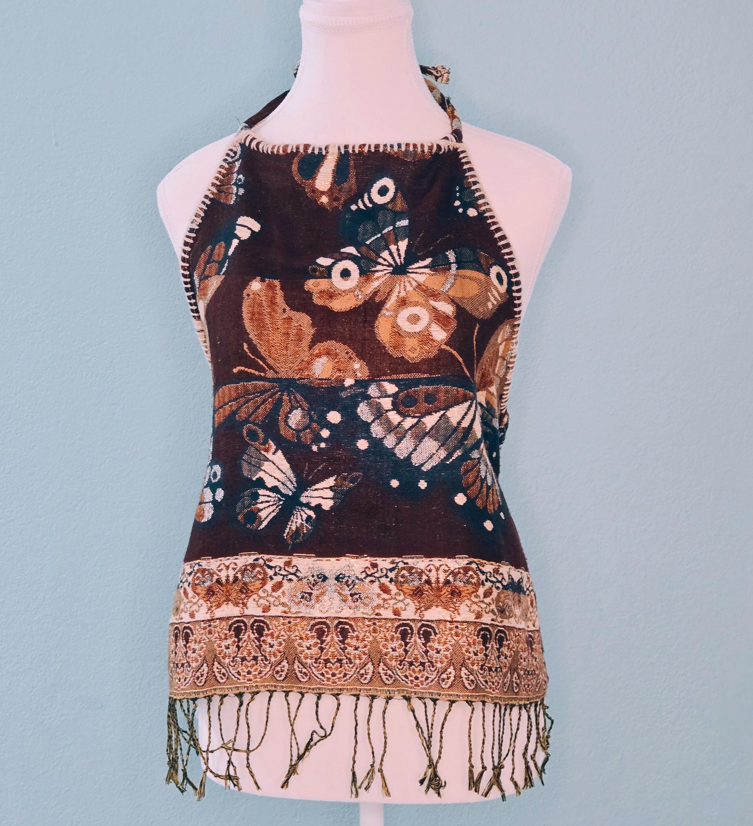 Mexican Brown Dress Women - Etsy
