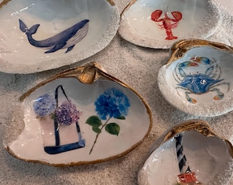 Nantucket Coastal Shell Set 5 pcs