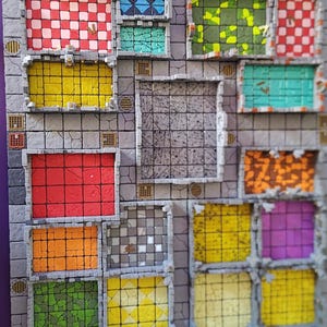 HeroQuest Premium coloured 3d printed modular board, Board only (plus clips)