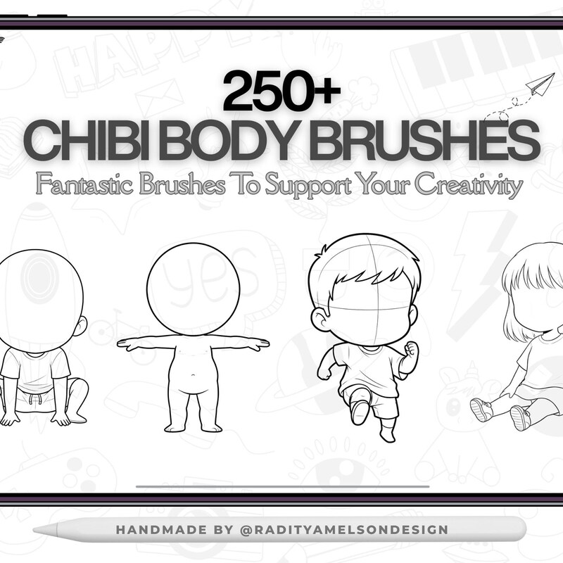 Chibi Pose Reference - Etsy
